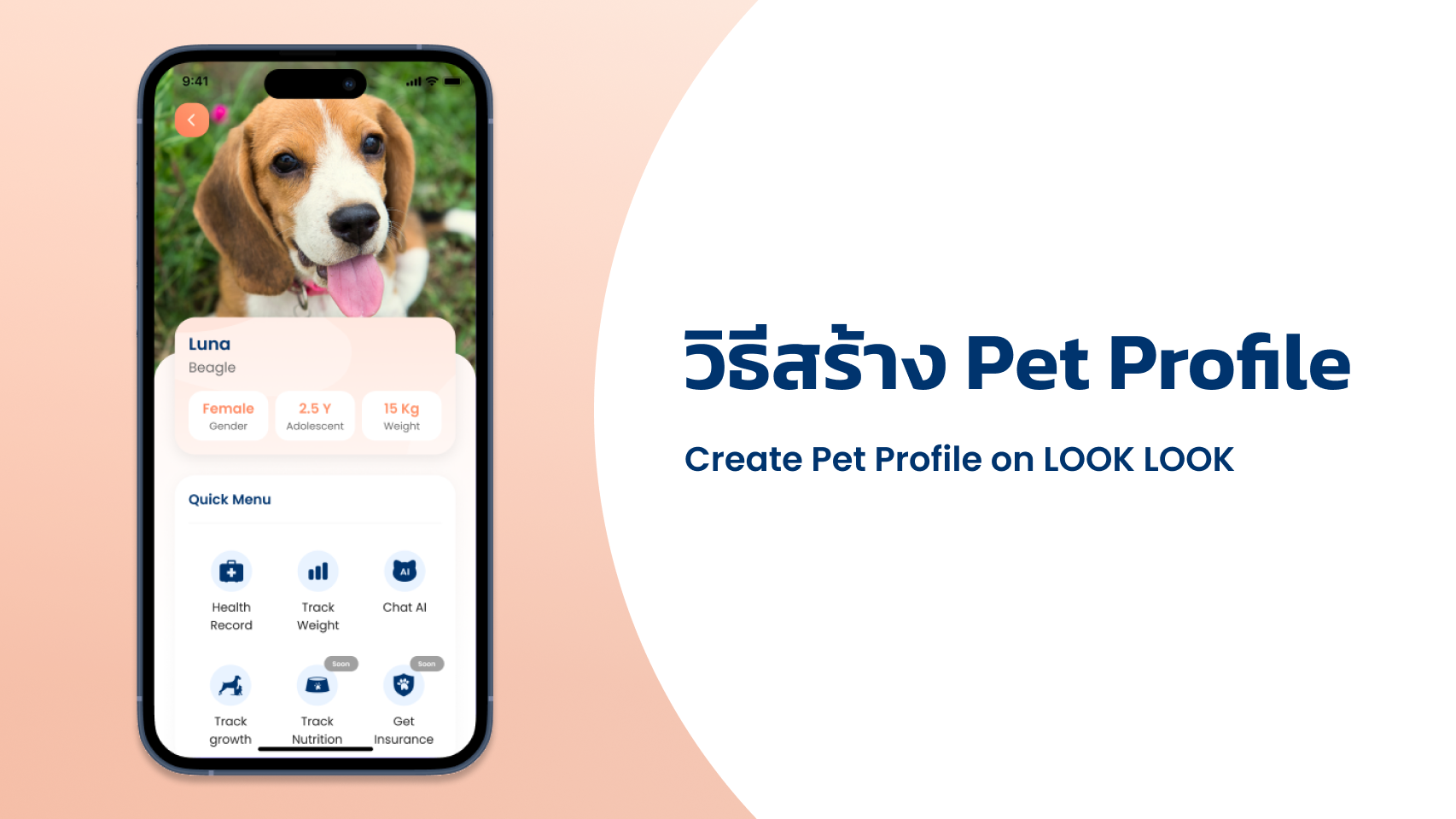 วิธีสร้าง Pet Profile ของสัตว์เลี้ยงในแอป LOOK LOOK 🐶😺